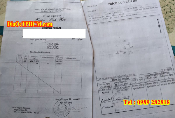 Bán đất giáp biển dốc Lếch huyện Ninh Hoà, Khánh Hoà